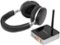 Aluratek - Wireless Over the Ear Bluetooth Headphones and Transmitter Kit - Black-Front_Standard 
