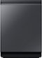 Samsung - 24" AutoRelease Dry Smart Built-In Stainless Steel Tub Dishwasher with 3rd Rack Washing System, 38dBA - Matte Black Steel-Front_Standard