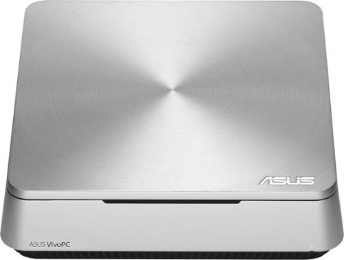  ASUS - VivoPC Desktop - Intel Celeron - 4GB Memory - 500GB Hard Drive - Silver