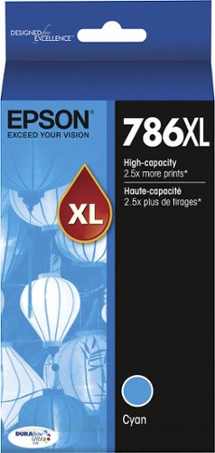  Epson - 786XL High-Yield - Ink Cartridge - Cyan