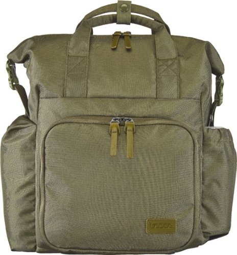 Modal™ - Diaper Backpack - Olive green-Front_Standard 