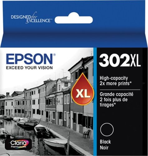 Epson - 302XL High-Yield Ink Cartridge - Black