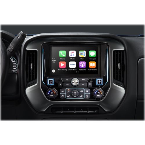 Alpine - In-Dash Digital Media Receiver - Built-in Bluetooth - Satellite Radio-ready - Black-Front_Standard 