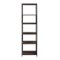 Walker Edison - 5-Shelf Storage Bookcase - Walnut-Front_Standard