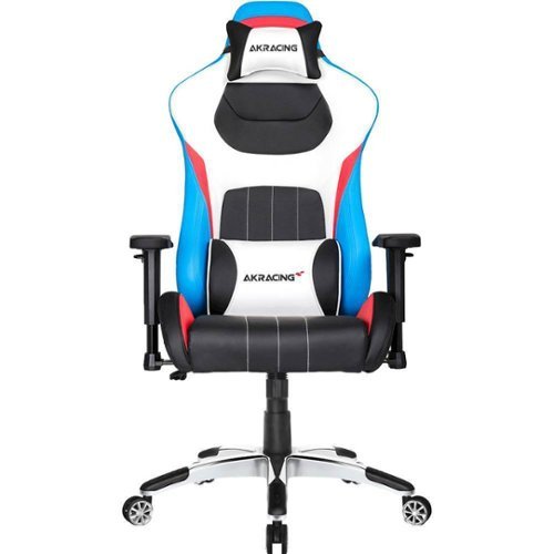 AKRacing - Vernazza Vento Signature Upholstery Soft Fabric Ergonomic Computer Gaming Chair - Tri-Color-Front_Standard 
