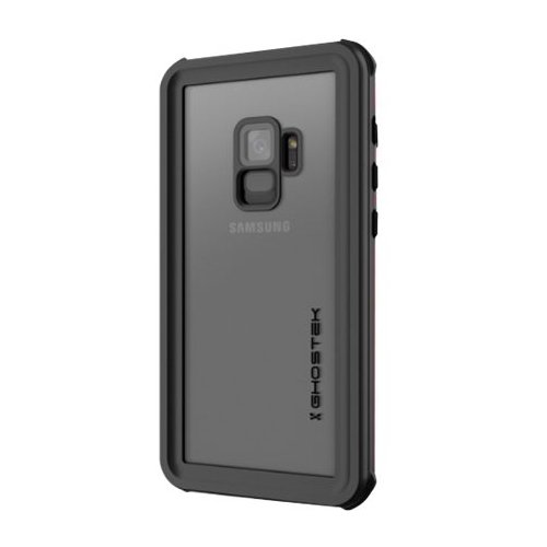 Ghostek - Nautical Protective Water-resistant Case for Samsung Galaxy S9 - Red/Clear-Front_Standard 