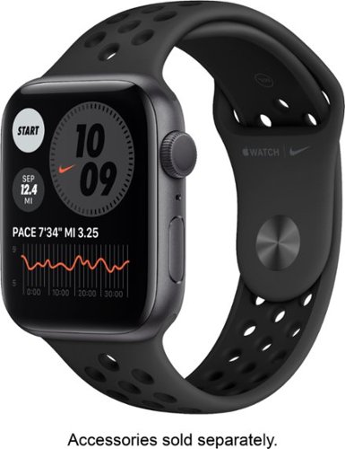 Apple Watch Nike Series 6 (GPS) 44mm Aluminum Case with Anthracite/Black Nike Sport Band - Space Gray