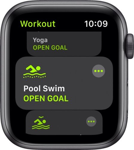 Apple Watch SE (GPS) 44 mm Caja de aluminio gris espacial con correa deportiva negra - Gris espacial