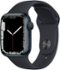 Apple Watch Series 7 (GPS) 41mm Aluminum Case with Midnight Sport Band - Midnight - (2021)-Angle_Standard