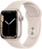 Apple Watch Series 7 (GPS) 41mm Aluminum Case with Starlight Sport Band - Starlight - (2021)-Angle_Standard 