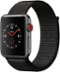 Apple Watch Series 3 (GPS + Cellular) 42mm Space Gray Aluminum Case with Black Sport Loop - Space Gray-Angle_Standard 