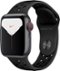 Apple Watch Nike Series 5 (GPS + Cellular) 40mm Aluminum Case with Anthracite/Black Nike Sport Band - Space Gray - (2019)-Front_Standard