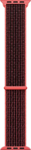 Nike Sport Loop for Apple Watch 42mm - Bright Crimson/Black-Angle_Standard 
