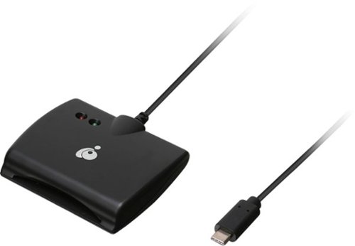  IOGEAR - USB-C CAC Reader - Black