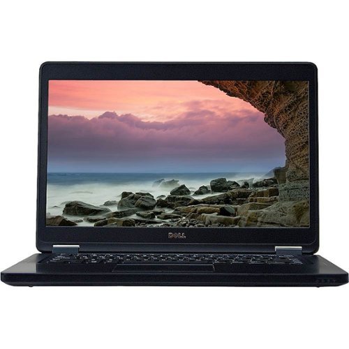 Dell - Latitude 14" Laptop - Intel Core i5 - 8GB Memory - 256GB Solid State Drive - Pre-Owned - Black-Front_Standard
