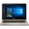 ASUS - VivoBook 14" Laptop - 8GB Memory - 256GB Solid State Drive - Chocolate Black/Gold-Front_Standard