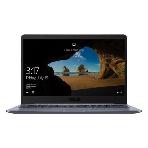 ASUS - 14" Laptop - Intel Celeron - 4GB Memory - 64GB eMMC Flash Memory - Star Gray-Front_Standard 
