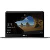 ASUS - ZenBook Flip 2-in-1 14" Touch-Screen Laptop - Intel Core i7 - 16GB Memory - NVIDIA GeForce MX150 - 512GB SSD - Slate Gray-Front_Standard
