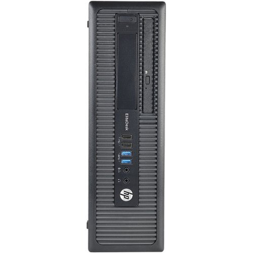 HP - EliteDesk Desktop - Intel Core i7 - 16GB Memory - 500GB Hard Drive - Pre-Owned - Black-Front_Standard 