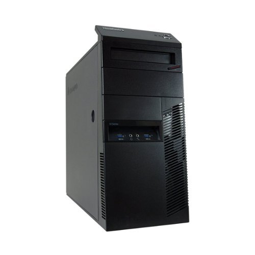 Lenovo - ThinkCentre M83 Desktop - Intel Core i5 - 8GB Memory - 500GB Hard Drive - Pre-Owned - Black-Front_Standard 