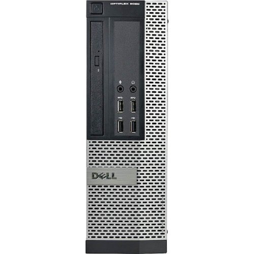 Dell - OptiPlex Desktop - Intel Core i7 - 8GB Memory - 500GB Hard Drive - Pre-Owned - Black-Front_Standard 