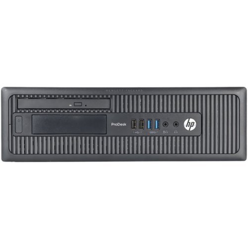 HP - ProDesk Desktop - Intel Core i3 - 4GB Memory - 500GB Hard Drive - Pre-Owned - Black-Front_Standard 