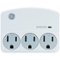 GE - 3-Outlet Wall Tap Surge Protector - White-Front_Standard