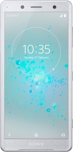  Sony - XPERIA XZ2 Compact with 64GB Memory Cell Phone (Unlocked) - White Silver