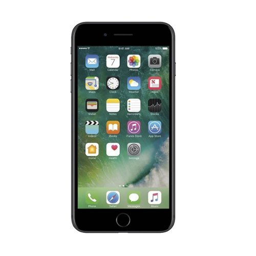 Apple - Pre-Owned iPhone 7 Plus 32GB (Unlocked) - Black-Front_Standard 