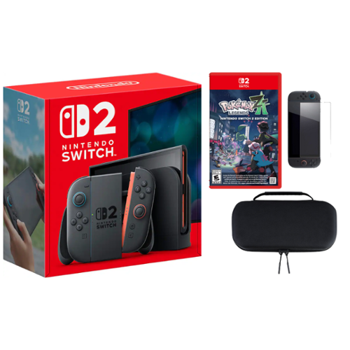 Switch 2 Bundle With Accessories & Pokemon Z A Game Nintendo