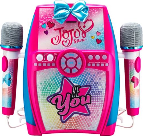  eKids - JoJo Siwa Sing-Along BoomBox Karaoke System - Pink