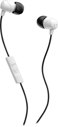 Skullcandy - Jib Wired In-Ear Headphones - White/Black/White