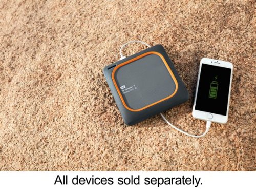 WD My Passport Wireless 500GB External USB 3.0 Portable SSD - Black BUY IN EUROPE