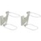 Sanus - Adjustable Wall Mount for Sonos ONE, PLAY:1 and PLAY:3 Speakers (Pair) - White-Front_Standard