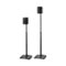 Sanus - Adjustable Height Speaker Stands for Sonos One, PLAY:1 and PLAY:3 Speakers (Pair) - Black-Front_Standard