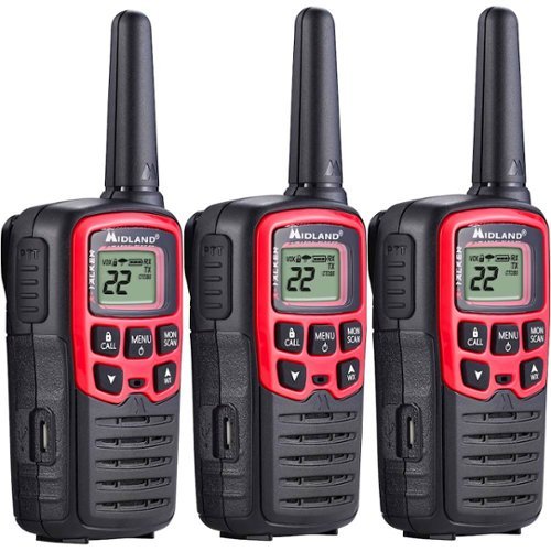 Midland - X-Talker 26-Mile, 22-Channel FRS/GMRS 2-Way Radios (3-Pack)