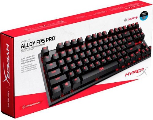HyperX Alloy FPS Pro Wired TKL Gaming Mechanical CHERRY MX Blue Switches Keyboard with Back Lighting - Black WORLDWIDE DELIVERY