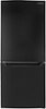 Insignia™ - 9.2 Cu. Ft. Bottom-Freezer Refrigerator - Black-Front_Standard