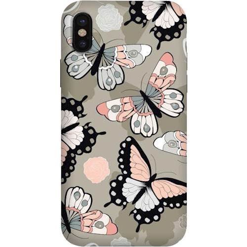  ArtsCase - StrongFit Designers Case for Apple iPhone X and XS - Butterfly Garden 001