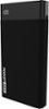Tzumi - PocketJuice 10,000 mAh Portable Charger for Most USB-Enabled Devices - Black-Front_Standard