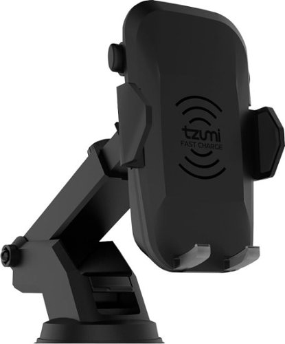 Tzumi - Auto Dash Mount for Most Smartphones - Black-Angle_Standard 