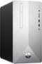 HP - Pavilion Desktop - Intel Core i5 - 12GB Memory - 1TB Hard Drive + 128GB Solid State Drive - Natural Silver/Brushed Hairline Pattern-Angle_Standard 