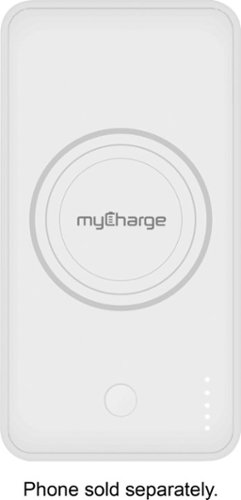 myCharge - Qi Certified Wireless Charging Pad for iPhone®/Android - White-Front_Standard 