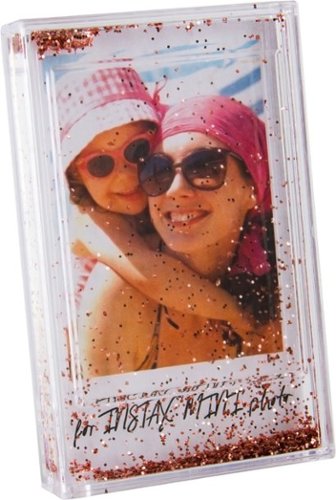  Fujifilm - instax Glitter Photo Frame with Easel - Rose Gold