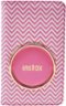 Fujifilm - instax Wallet Photo Album - Pink Chevron with Rose Gold Circle-Angle_Standard