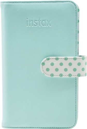 Fujifilm - instax Wallet Photo Album - Ice Blue with Polka Dots-Angle_Standard 