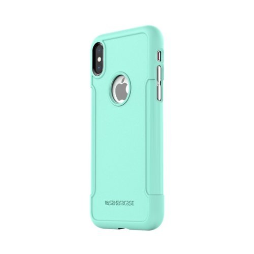 SaharaCase - OnlyCase Series Case for Apple® iPhone® X and XS - Aqua-Front_Standard 