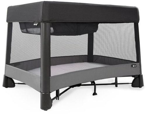 4moms - breeze plus Playard with Removable Bassinet and Changer - Black