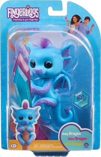 WowWee - Fingerlings Noa - Blue/Green-Front_Standard 