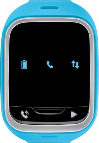 LG - GizmoPal 2 Smartwatch Plastic Verizon - Blue-Front_Standard 